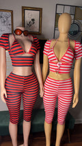 STRIPE TEASE 3-piece set