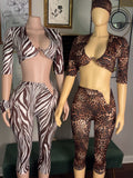 “Wild Side” 3-piece set w/headband